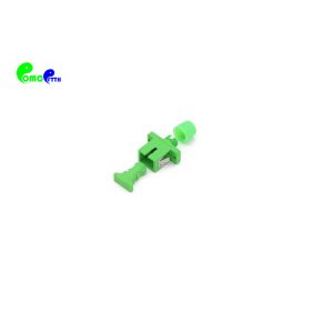 SC APC Female - FC APC Female SX Hybrid Fiber Optic Adapter With Green Color