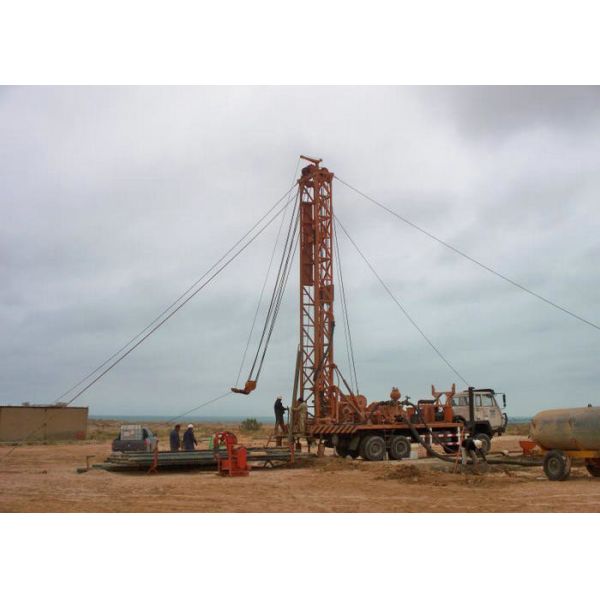 Quality 30T Load 350m Depth Trailer Mounted Drill Rig for sale