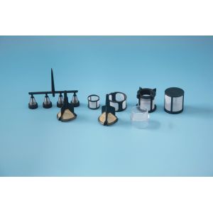 Synthetic Insert Molded Plastic Filters For ABS / EBS Brake Air Dust Collection