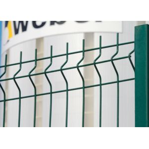 Custom Pvc Powder Coated 2D Welded Mesh Fencing Low Carbon Iron Wire