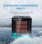 RS485 Multifunction Power Meter 2 Loop Programmable Alarm LED Display