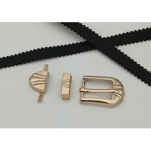 China Silver Bronze Gold Shoe Buckles Environmental Protective For Men Women on sale