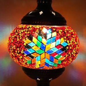 Mediterranean style Art Deco handmade Turkish Mosaic Pendant Lamp(WH-DC-18)