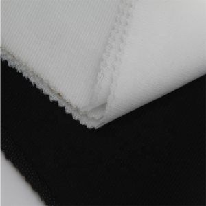 100% Polyester Gaoxin Woven Fusible Tricot Knitted Woven Fusible Interlining