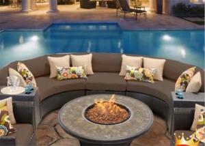 China Amazon Patio fire bowl  outdoor round  direct vent modern gas fireplace insert on sale