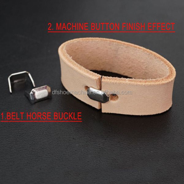 Leather Belt Buckle Stapling Machine Horse Tack Belt Loop Locking Nailing Machine