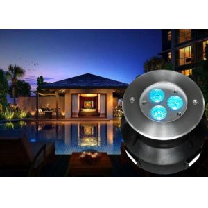 China 1 x 4W RGBW 4in1 LED Underwater Fountain Lights With 8MM Step Tempered Glass For Pool Lighting on sale
