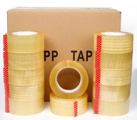 Quality Custom Logo Printed reinforcement bopp packing tape made in China,Crystal Clear Box Sealing Bopp Tape for Carton Tape Di for sale