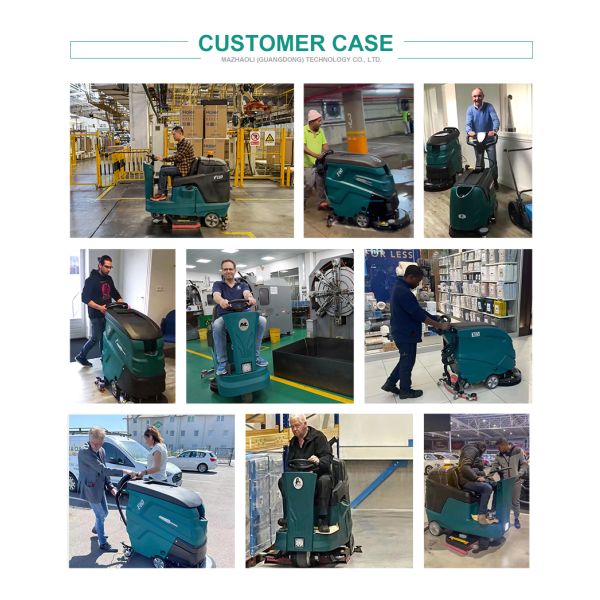 Cordless Handheld Walk Behind Scrubber Dryer Buffer Machine ODM