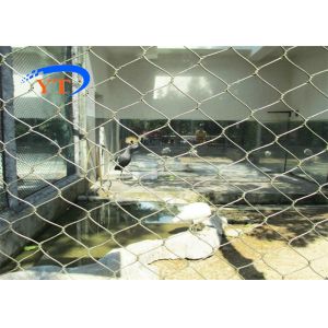 Tensile Strong aisi 316 Stainless Rope Mesh 1 Inch Aperture