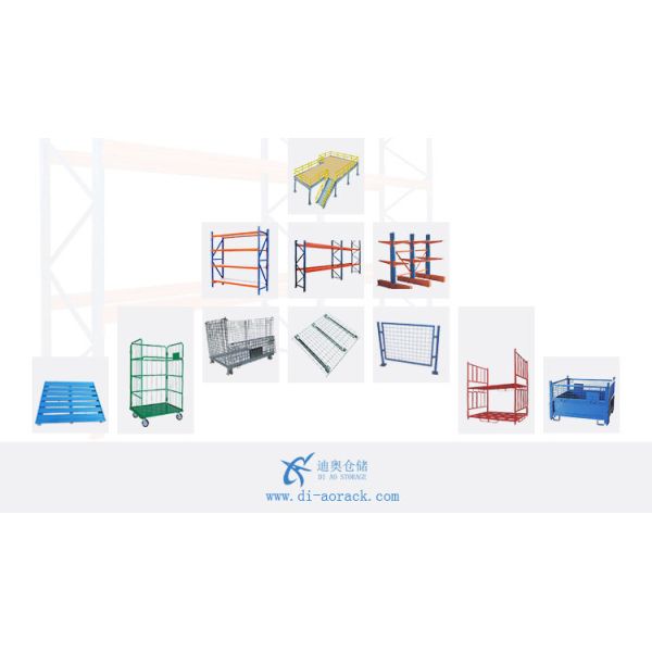 Warehouse Heavy Duty Foldable and Stackable Steel Stillage Cage