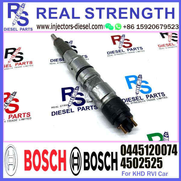Diesel inyectores common rail fuel Injector 0445120074 4502525 for KHD RVI