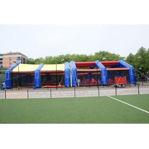 Wholesale 0.4mm PVC tarpaulin detachable Inflatable Paintball Bunker Arena from china suppliers