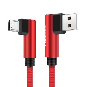 L Shape RoHs Right Angle Charging Cable Android USB Charging Cable