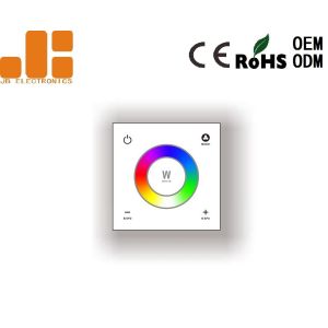 AC100 - 240V DMX512 Touch Panel LED Dimmer Switch For 4CH RGBW LED Lights