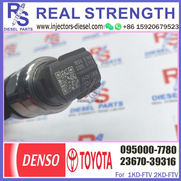 1KD FTV Fuel Injector 095000-6760 095000-7780 095000-7030 23670-39215 095000-7410 For Densos Toyota Hilux