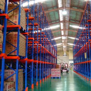 Warehouse Storage Solution Drive-In Pallet Rack with Electrostatic Spray