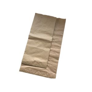 Pinch Bottom Step End Multiwall Paper Sack With Hot Melt For Powder Products