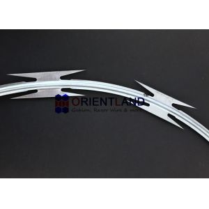 Wholesale CBT 65 Concertina L Type Razor Barbed Wire 14-16m Length Garden Protection from china suppliers