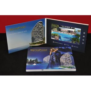 Built In Speaker Video Production Business Cards 2.8, 4.3" Flip book Video