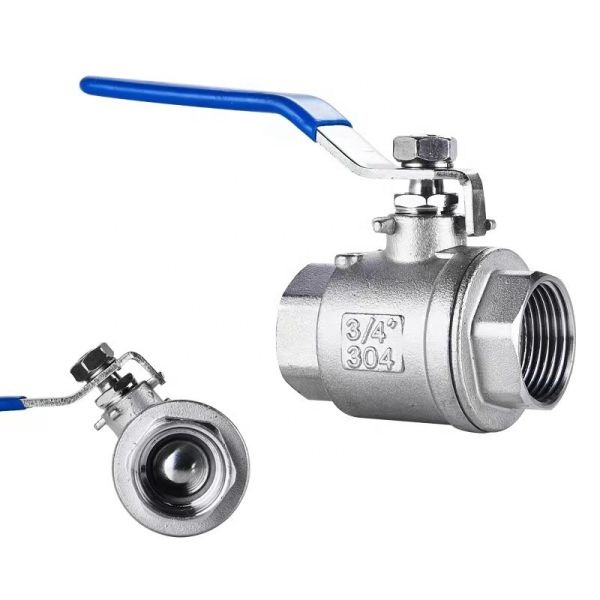 WZ Stainless Steel SS 304 316 NPT BSP Threaded 2PC Ball Valve Customized for