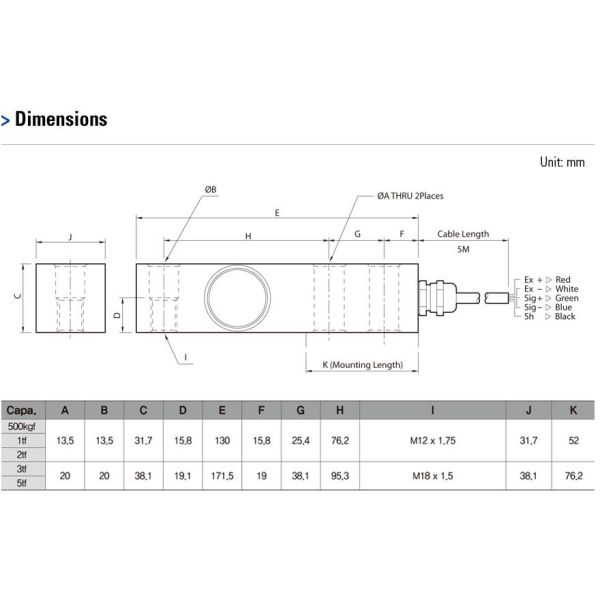 Industrial 1/3000 Stainless Steel Load Cell