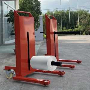 Label reel lifter manual lifts Simple operation customized Paper roll lifts and