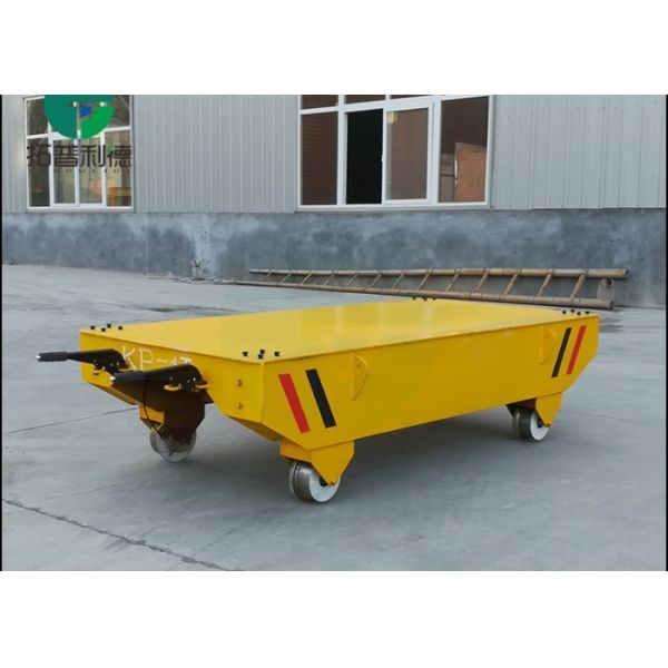 Quality 5t manual rail transfer cart with hand braking for industrial material handling for sale