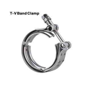 China 3.0 304 Stainless Steel V Band Exhaust Clamp For Flange Kit on sale