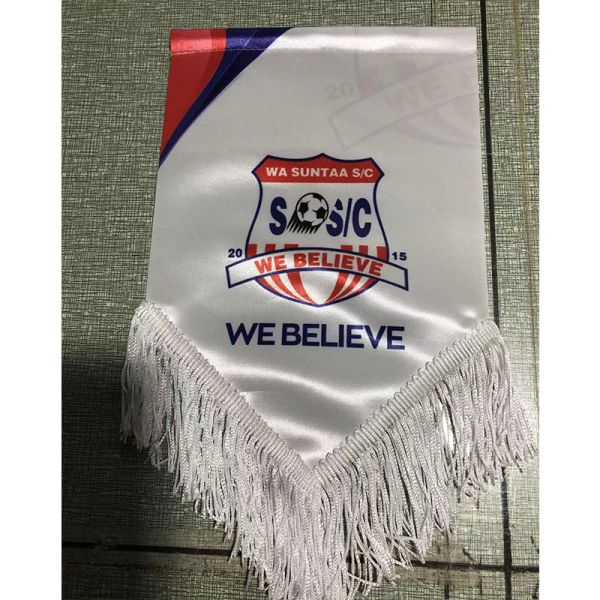 Quality Plain Pennant Wall Flag Sublimated Printing Blank Wall Hanging Banner for sale