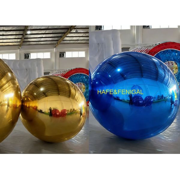 Durable PVC Mirror Balloons for Months-Long Public Art Installations