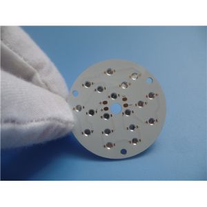 Aluminum PCB with Bowl-Dented Hole for Led Lighting Metal Core PCB