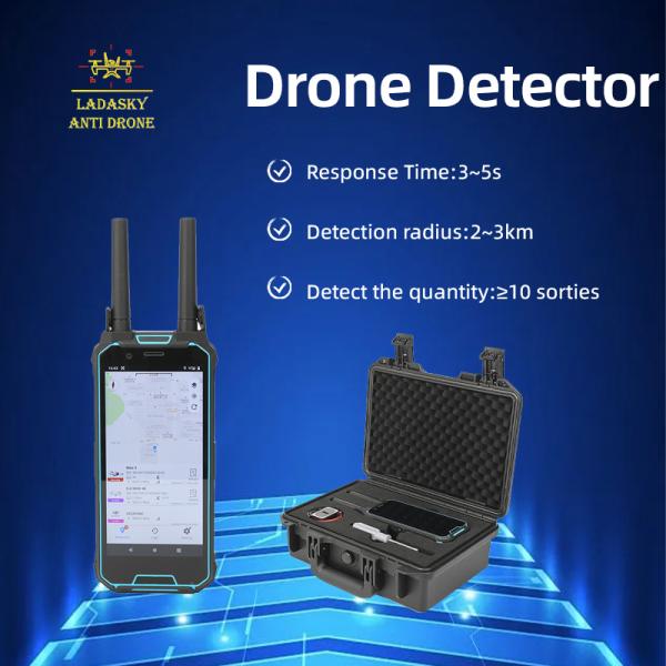 Portable UAV Detection Device with 6-inch Touch Screen 3-4 Hours Operation and