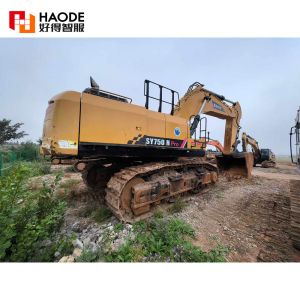 Used Sany750 Excavator With Strong Power And Good Appearance SY750