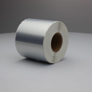 Wholesale Custom Printing PET Sticker Label Self Adhesive Waterproof Silver from china suppliers