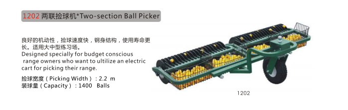 Two Section Ball Picker