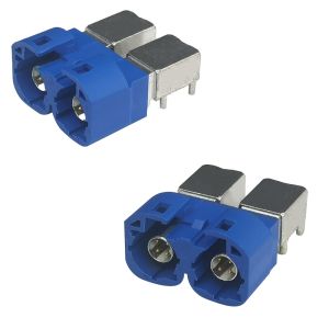 Wholesale 4+4 Pin FAKRA HSD Connector Right Angle For Automotive Electronics from china suppliers