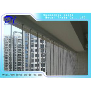 2m/set Invisible Aluminum Track Window Channel Vertical Installation