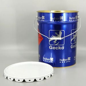 Customized Galvanized Paint Bucket With CMYK/PANTONE/Customized Outside Printing