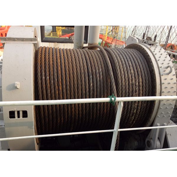 10 Ton 20 Ton 50T Ship Traction Marine Winch With Spooling Device