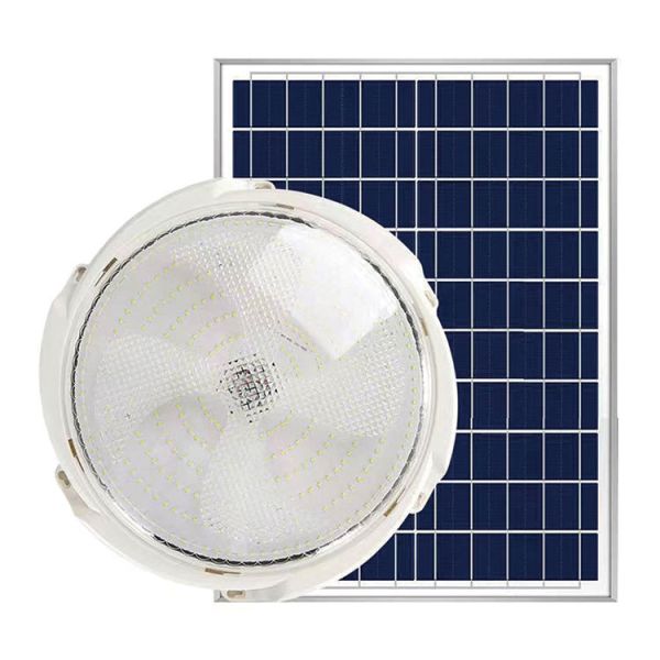 Quality Mosquito Proof LED Solar Ceiling Light With 12W Power And 60 LED Chips for sale