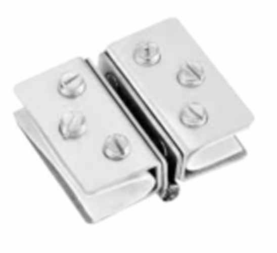 Adjustable Double Side Aluminum Alloy Glass Shelf Support Bracket 180 Degrees