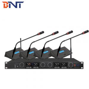 Wholesale UHF 4 Channels Wireless Conference Microphone With 8 Handhelds / Headsets from china suppliers
