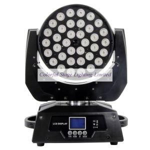 36x15W RGBAW 5 in 1 LED Moving Head Wash Zoom