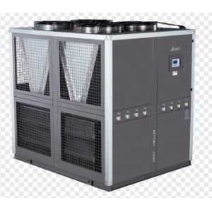 China 30TON AIR COOLED INDUSTRIAL WATER CHILLER FOR PLASTIC EXTRUSION LINE 92.4 KW COOLING CAPACITY on sale