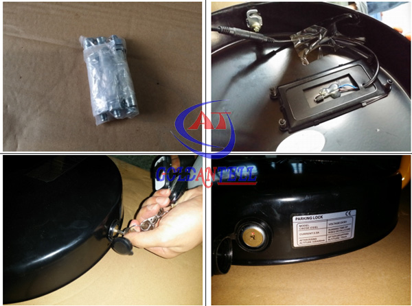 Anti collision Waterproof Car Parking Locks Solar Powered Long life