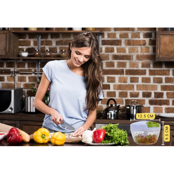 Mini Manual Vegetable Fruit Garlic Ginger Onion Meat Shredder Hand Pull Chopper Fruit