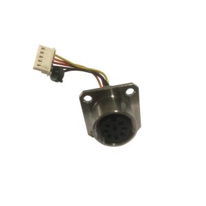 IP67 Waterproof 8Pin AISG Connector M16 Circualr Connector Brass With Nickel