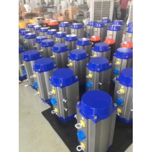 Air Torque Pneumatic Valve Actuator Rack And Pinion Type Compact Design