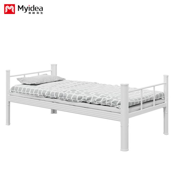 Student Dormitory Bed Single layer Iron Frame Bed